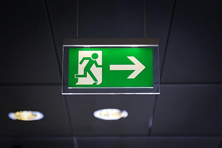 emergency exit signage