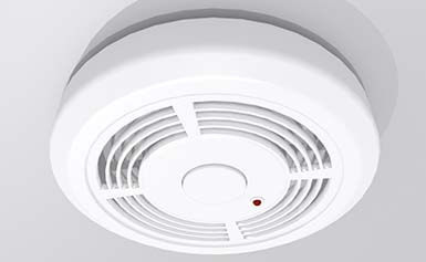 Smoke detector just serviced